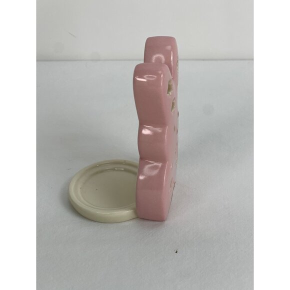 Lenox Pink Peeps Bunny Tea Light Holder With Box - Picture 5 of 5